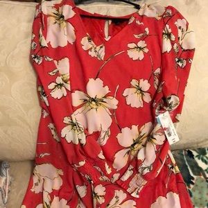Floral print dress